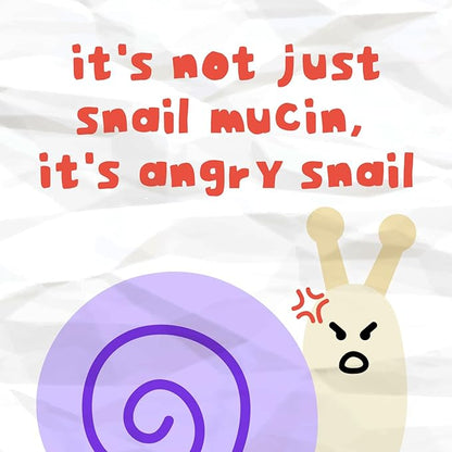 Daily Microneedle Serum "Angry Snail" – 92% Snail Mucin, Microneedle Shot 300, Cica Care, Hydration Serum, Glass Skin, Korean Beauty, 1.69 fl oz / 50ml