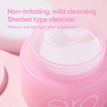 BANILA CO Clean it Zero Original Cleansing Balm | Korean Makeup Remover, Cleansing Oil, Facial Cleanser for All Skin Types | Vegan | Made with Acerola Berry & Vitamin C (50ml / 1.69 fl.oz)