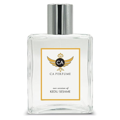 CA Perfume Impression of Kedu Sesame for Women and Men Eau De Parfum Chypre Floral Scent Long Lasting Unisex Fragrance Signature Scent for Day and Night Wear 3.4 Fl Oz 100ml