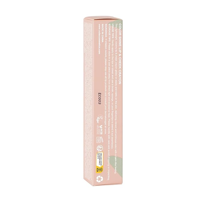 Oulac Light Pink Lipstick - Moisturizing Lipstick Tinted Lip Balm for Dry Lips, Hydrating Lip Crayon & Blush - Lip Colour and Cheeks Makeup | 2.48g, Rose Tea (06)