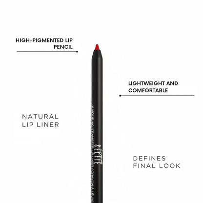 GA-DE Selfie 16 Hours Lip Liner, 862 - Long-Lasting, Transfer-Resistant Lip Liner Pencil - Lightweight, Creamy Soft Texture, High-Pigmented - 0.02 oz