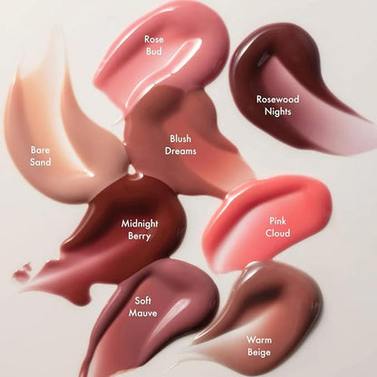 Summer Fridays Dream Lip Oil - Tinted Lip Oil with Moisturizing Sheer Coverage, High-Shine and Deep Hydration - Non-Sticky Formula for Long-Lasting Softness - Rose Bud (0.15 Oz)