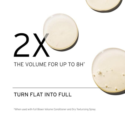 FEKKAI Full Blown Volume Shampoo (8.5 oz) + Conditioner (8.5 oz) - Adds Lift & Body for Lasting Volume For Fine or Flat Hair - Vegan, Cruelty-Free
