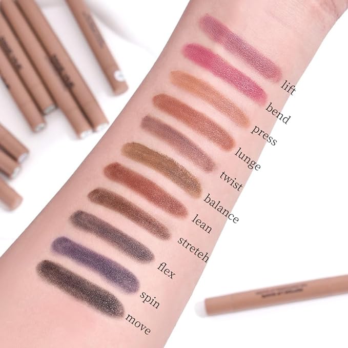 SUAKE Plump Matt Lipstick Lipliner Pencil Pack,Waterproof Crayon with Silicone Smudger for Define Contours & Sculpting Lip, Longwear Moisture Smooth Creamy Formula for Lip Makeup-01 Plum