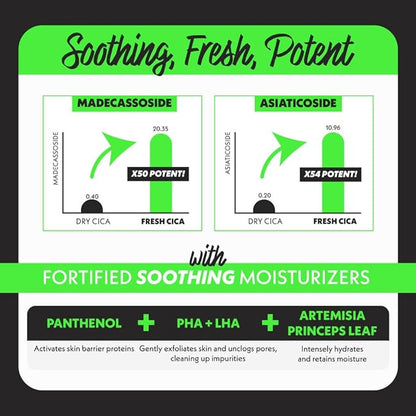 Nosca9 Soothing Serum Set - Serum and Cream for Sensitive Skin | Ceramide & Centella for Barrier Repair & Hydration | Korean Acne Skincare Routine (30ml+5ml+5ml)