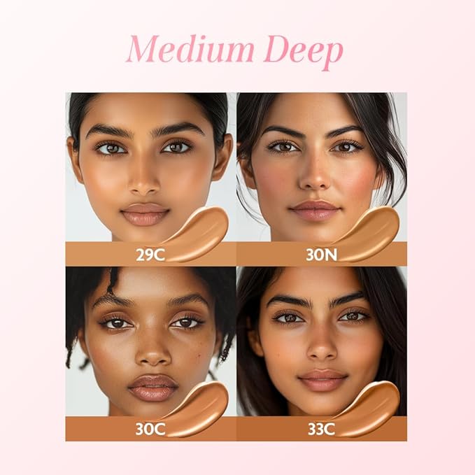 milktouch Cushion Foundation, 24H Flawless Skin, Radiant Shine, No Oxidation, Long-Lasting, Non-Creasing, 60% Hydrating Skincare Infused Korean, Stocking Stuffers, Christmas Gifts (30C Toffee)