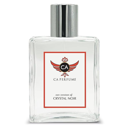 CA Perfume Impression of Crystal Noir For Women Replica Fragrance Dupes Eau de Parfum Spray Bottle 3.4 Fl Oz/100ml-X1