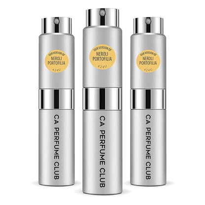 CA Perfume Impression of Neroli Portofilia for Women and Men Citrus Aromatic Scent Long Lasting Unisex Fragrance Eau De Parfum Travel Size Refillable Atomizer Spray 0.27 Fl Oz 8ml