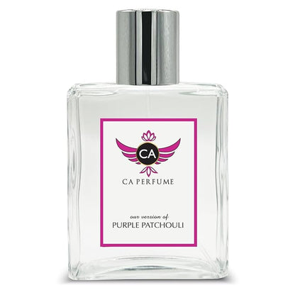 CA Perfume Impression of Purple Patchouli for Women and Men Eau De Parfum Floral Woody Musk Scent Long Lasting Unisex Fragrance Signature Scent for Day and Night Wear 3.4 Fl Oz 100ml