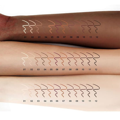 12Pcs Matte Lipstick Crayon Lip Liner pencil Set, Creamy & Hydrating Matte Lip Pencil, Smudge-Proof, Long-Wear Waterproof Lipstick Liner to Create Perfect Lip Makeup (12pcs) Set #01