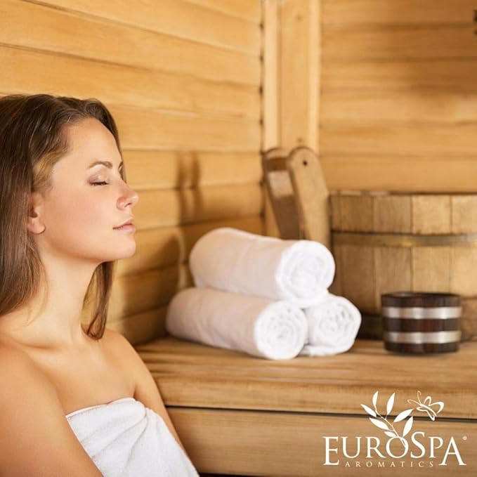 EuroSpa Aromatics Pure Eucalyptus Oil ShowerMist and Steam Room Spray, All-Natural Premium Aromatherapy Essential Oils - Citrus Infused, Duo Pack, 8oz and 2oz