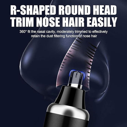 RESUXI Hair Clipper for Men T Blade Zero Gapped Nose Hair Trimmer Set, Professional Cordless Barber Clippers Hair Cutting Machine Haircut Grooming Kit,Black