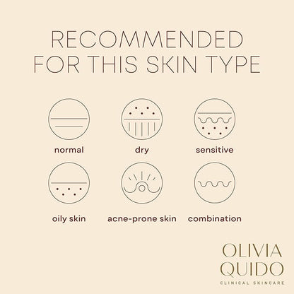 OLIVIA QUIDO Skincare Vitamin C Serum 20% with Lilac & Sea Daffodil 3.6oz | Hydrating, Skin-Brightening, & Anti-Aging | Vitamin C & Hyaluronic Acid Serum for the Face with Natural Botanicals