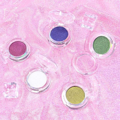 evpct Dark Blue Purple Duochrome Eyeshadow Palette Makeup, Metallic Chameleon Duo Chrome Multichrome Gothic festival Single Eye shadow Palette Makeup for Older Women, Face Glitter Eyeshadow Liquid