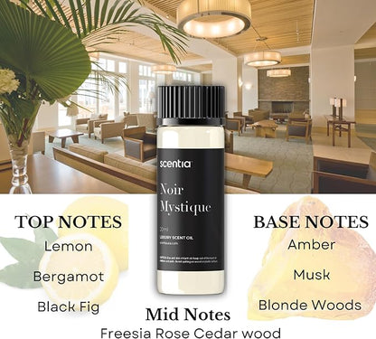 Scentia Hotel Inspired Collection Diffuser Oils – 3×20ml Aromatherapy Set | Luxury Scents Inspired by 5-Star Hotels | Gift-Ready Essential Oil Blend - Thanksgiving & Holiday Gift