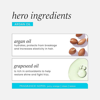 HASK ARGAN Repairing Hair Oil for shine and frizz control for all hair types, color safe, gluten free, sulfate free, paraben free - 2 Hair Oils
