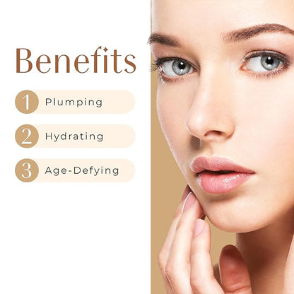 Dewlight Glow Moisturizer Face Cream 60 mL, Plumping Anti-Aging Hydrating Face Moisturizer for Women and Men, Facial Skin Care Product with Hyaluronic Acid and Niacinamide