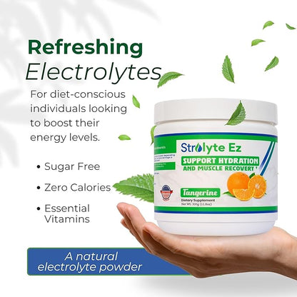 Keto Electrolytes Powder - Sugar Free Daily Hydration Powder Boost Energy & Muscle Recovery - Refreshing Tangerine Electrolyte Powder with All Essential Electrolytes & Trace Minerals