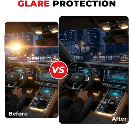 15% VLT Ceramic Car Window Tint Film (20In x 20Ft), 99% UV & 96% IRR Blocks, 5-Layer Automotive Tints for Privacy Sun & Glare Protection Heat Blocking Scratch Resistant