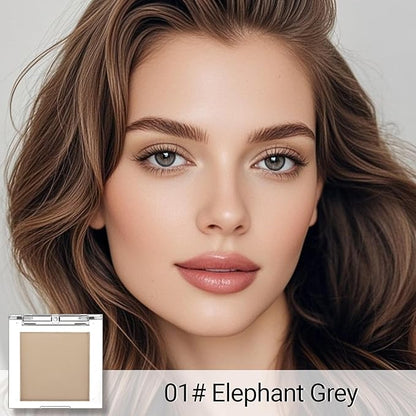 Erinde Single Taupe Matte Eyeshadow Palette, Natural Eye Shadow Makeup for Older Women, Neutral Nudes High Pigment Mini Monochrome Eyeshadow Sombra Para Ojos, Vegan & Cruelty-Free, C01 Elephant Grey