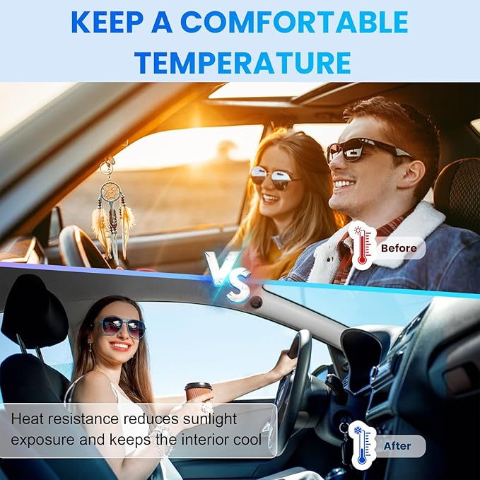 Car Window Tint 35% VLT - 20" in x 10' Ft Nano Carbon Window Tint Privacy Film for Car, Heat & UV Blocking, Glare Reduction and Scratch Resistant Automotive Tinting Roll