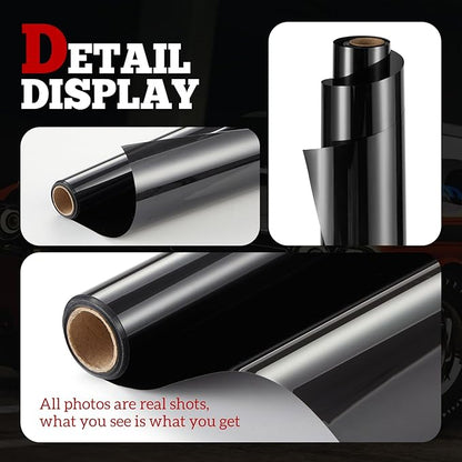 Vepagoo [New Generation] LimoBlack 5% Ceramic Car Window Tint (20" x25FT) - Upgraded Nano IR Rejection & Signal Safe, 99% UV Block, Lifetime Bubble-Easy Installation in Luxury Sedans/SUVs