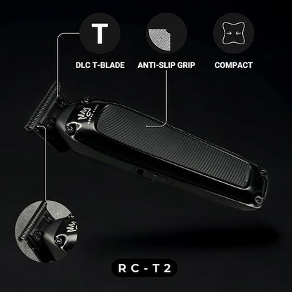 Royal Clips Hair and Beard Fade Kit 2.0 – Professional Clipper, Trimmer & Foil Shaver Bundle for Men, Complete Haircut Set for Barbers – Ideal Holiday Gift for Men, Fathers, Brothers & Barbers - Black