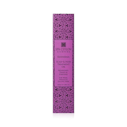 SPA CEYLON Kesharaja Scalp & Hair Treatment Oil | Ayurvedic WonderHerbs Infused | Scalp Hydration | Hair and Scalp Wellness | Ideal for Fragile and Falling Hair