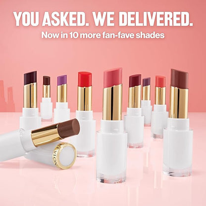 REVLON Super Lustrous Glass Shine Balm, Hydrating Tinted Lipstick, Sheer, Glossy Shiny Finish, 005 Glossed Up Rose, 0.11 oz