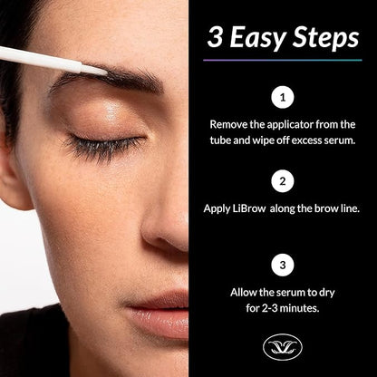 LiLash & LiBrow Best Sellers Set - Contains LiLash Purified Eye Serum & LiBrow Purified Eyebrow Serum, Natural Eyelash and Eyebrow Enhancement Serums