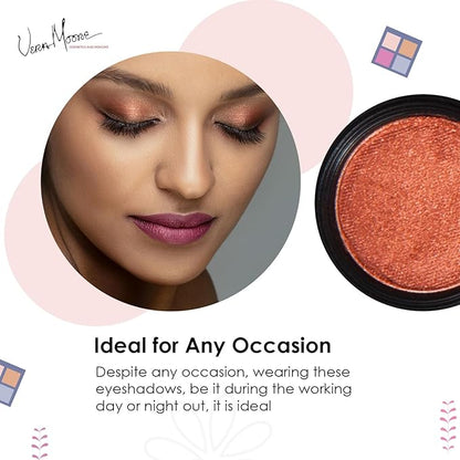 Vera Moore Eyeshadow, Highly Pigmented Eyeshades and Textures, Provide Bold and Lasting Looks, Suitable for Any Event, Easily Blendable Eye Makeup in Multiple Shades. (125th Street)
