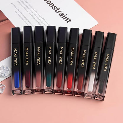 MAKI YIKA Dark Purple Lipstick for Women Color Stay Long Lasting Lipsticks, No Smudge Matte Liquid Lipstick Transferproof Cruelty-Free Lip Color, GOTHIC PLUM