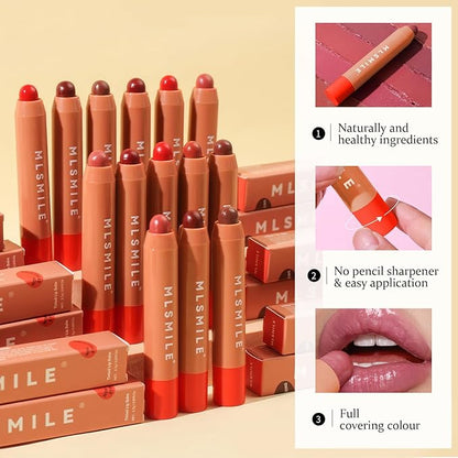 Lip Gloss, Lipstick 3 Step Makeup in 1 Swipe, Multi Use Lip Gloss, Cream Blush Eyeshadow base, Lip Stain Waterproof & Transfer Proof, Hydrating Wear & Vegan #Plum