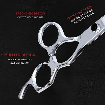 Suvorna 6.5" Hair Scissors Professional - Barber Shears for Hair Cutting - Sharp Hair Cutting Scissors to Cut Hair for Trimming and Grooming - Hair Shears for Women, Men and Adults