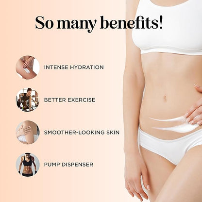 Hot Cream Sweat Enhancer - Premium Body Sculpting Sweat Cream with Invigorating Botanical Extracts - Extra Strength Cellulite Cream for Thighs Belly and Bum with Firming Body Oils (12 Fl Oz)