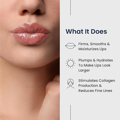 Agelyss Lip Plumper - Deep Hydration - Lip Volume, Collagen Boost, Plumping - Paraben-Free, Cruelty-Free, Vegan - .14 FL OZ - Pack of 6