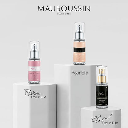 Mauboussin - Pour Elle Body Mist Set 3x50ml (3x1.7 Fl Oz) : Pour Elle, Elixir & Rose
