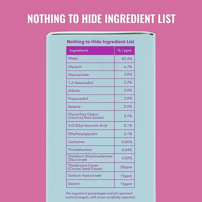 Good Molecules Niacinamide Brightening Toner - Toner for Face with Niacinamide and Arbutin for Skin Tone Balancing- Pore Minimizer, Facial Skin Care