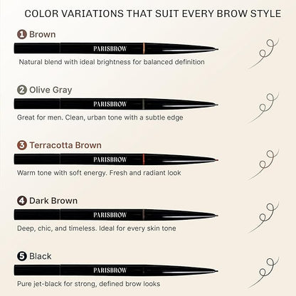 PARISBROW Slim Brow Pencil 02/Olive Gray