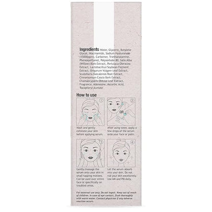 Purifect Niacinamide Serum for Face – Dark Spot Corrector, Tightens Skin & Minimizes Pores – Made in USA – With Vitamin E & Hyaluronate to Hydrate, Smooth Fine Lines & Support Radiant Complexion