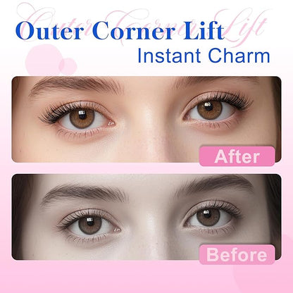 Bepholan Half False Eyelashes Natural Look 3D Cat Eye Lashes 7 Pair Thin Soft Clear Band Cat Eye Lashes Fluffy Faux Mink Eyelashes Easy to Apply(BH306)