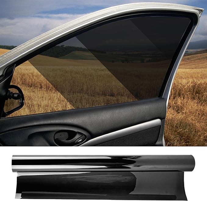 RP Remarkable Power Car Window Tint Film 5% VLT, 30" in x 30' FT UVR 99% Heat& UV Block, Scratch Resistant, undisturbed Signal, Privacy Film for Windshield, Professional Auto Car Tint Roll