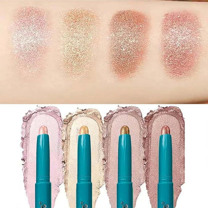 Eyeshadow Stick Eye Shadow Brightener Stick Eyeliner Pencil Cream Shimmer Glitter Smooth Eyeshadow Stick Pencil Nude Korea Primer Highlighter Natural Waterproof Long Lasting Mauve Soft Pink # 01