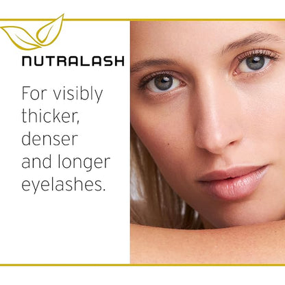 Nuvega Lash - Vegan Eyelash Serum & Eyebrow Serum Set I Longer Eyelashes in 4-6 Weeks I Lash and Eyebrow Growth Serum I Made in Germany I 1ml & 3ml