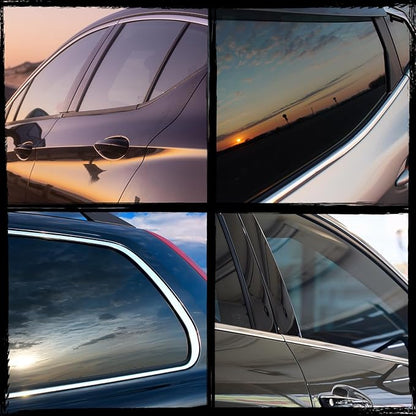 20% VLT Ceramic Car Window Tint - (20in * 20ft) Windows Privacy Films, 99% Blocks UV & 95% IR Ray, Glare Reduction Blackout Window Film Auto Car Windshield Sun Shade Roll