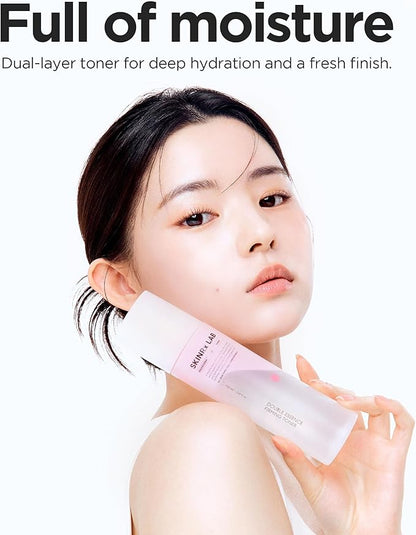 SKINRxLAB MadeCera Cream Double Essence Firming Korean Toner – Dual Layer Hydration Toner with Milk Protein, Ceramide and Panthenol - Makeup Boosting for Smooth Skin, 5.07 fl.oz.