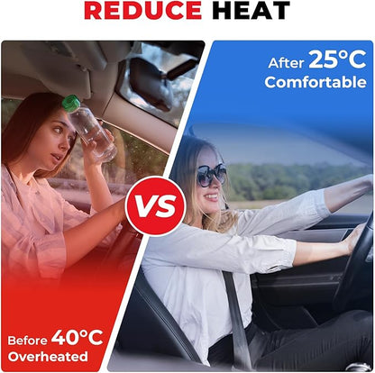 35% VLT Ceramic Car Window Tint Film (20In x 20Ft), 99% UV & 96% IRR Blocks, 5-Layer Automotive Tints for Privacy Sun & Glare Protection Heat Blocking Scratch Resistant