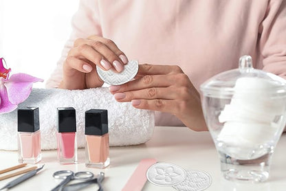 Premium 100% Cotton Rounds (300 Count) - Soft and Gentle Makeup Remover and Cleansing Pads for Face, Nail, and Personal Care - Absorbent, Textured, Lint-Free, and Hypoallergenic