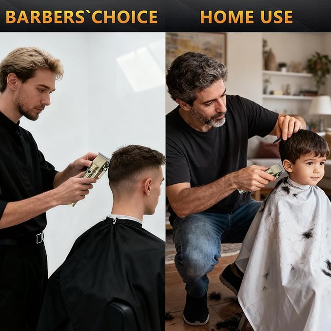 Hair Clippers for Men Professional, T-Blade Barber Clippers and Trimmer Set, 4 in 1 Mens Cordless Hair Clipper for Barber Kit, Foil Thaver and Nose Trimmer for Men with LED Display