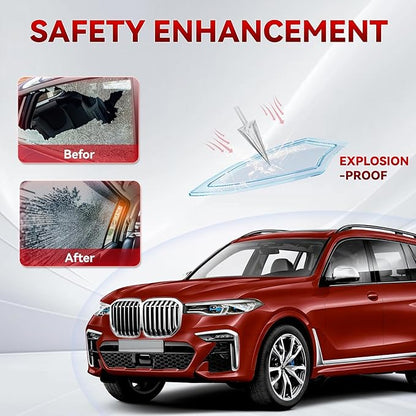 Car Ceramic Window Tint 36" in x 15'Ft with 5% Percent VLT, Tinted Film for Car Windows, UV&IR Protection Heat Insulation Anti-Explosion Scratch Resistant